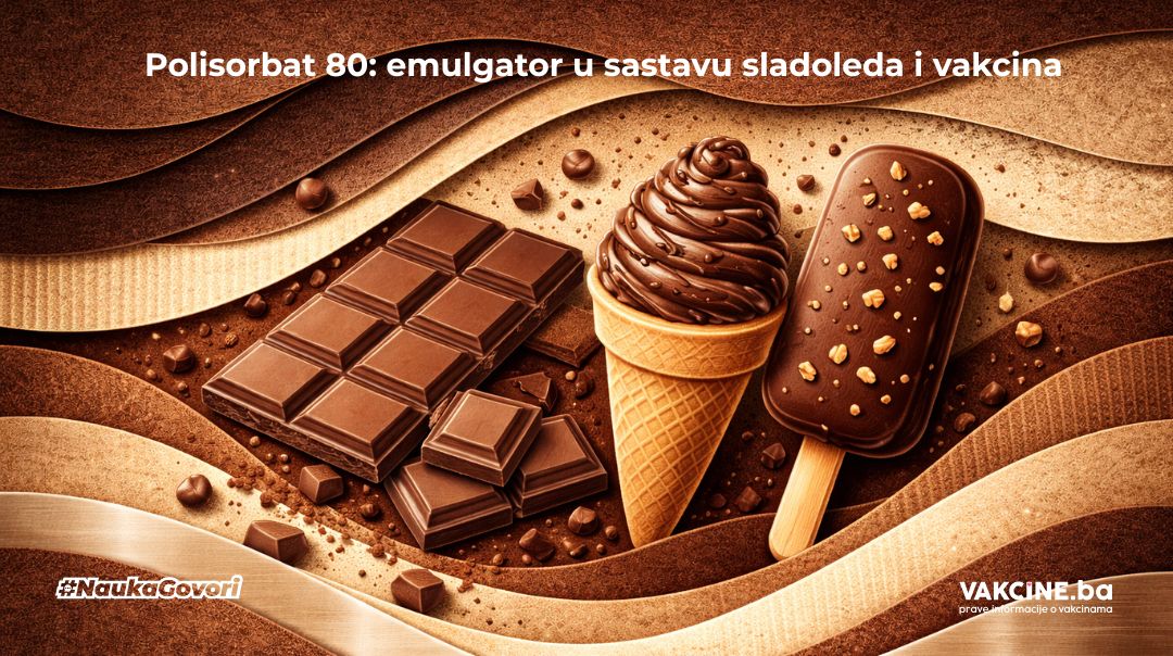 Sastojci vakcina: polisorbat 80