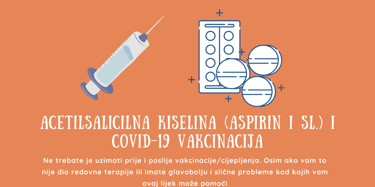Aspirin i slični lijekovi i vakcinacija/cijepljenje protiv  COVID-19