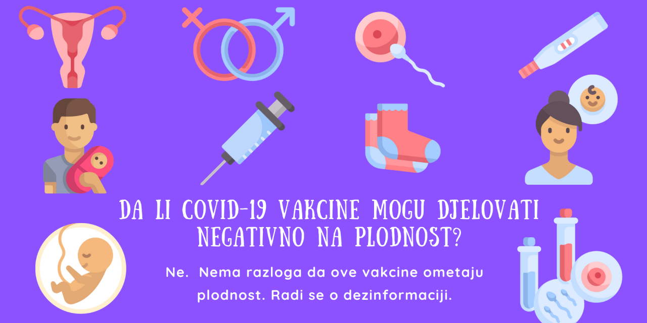 COVID-19 vakcine i plodnost: ove vakcine ne uzrokuju sterilitet