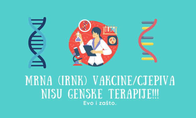 RNK vakcine (mRNA, iRNK) nisu genske terapije