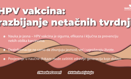 HPV vakcina: razbijanje netačnih tvrdnji