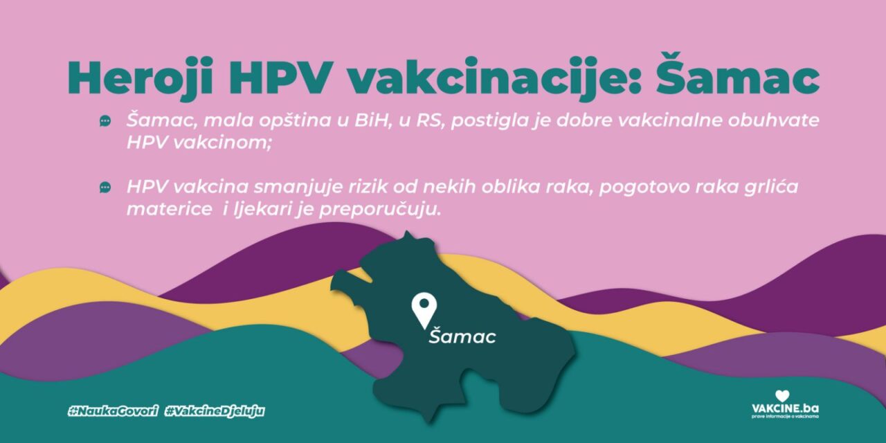 Heroji imunizacije iz Šamca: kako se i u malim sredinama mogu postići visoki obuhvati HPV vakcinacije