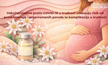 COVID-19 vakcine u trudnoći smanjuju rizik od preeklampsije i prijevremenih poroda
