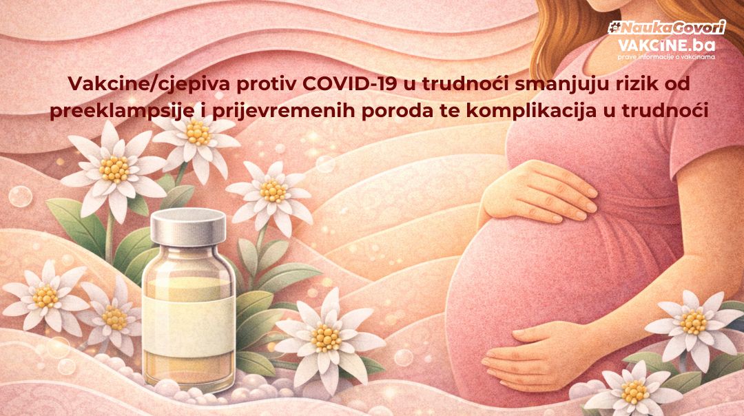 COVID-19 vakcine u trudnoći smanjuju rizik od preeklampsije i prijevremenih poroda
