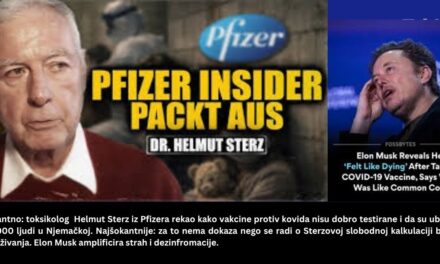 Helmut Sterz, Pfizerov toksikolog i tvrdnje oko kovid vakcina i smrtnosti