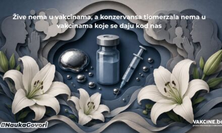 Tiomerzal (timerozal) i živa u vakcinama: šta treba znati – žive nema u vakcinama, a tiomerzala nema u vakcinama koje se daju kod nas