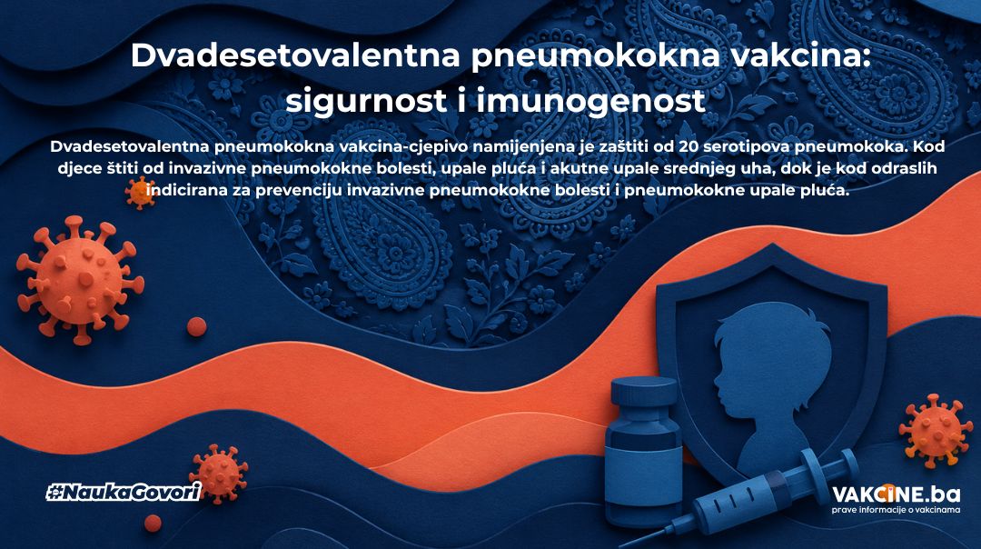 Dvadesetovalentna pneumokokna vakcina: od čega štiti djecu i odrasle?