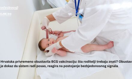 Hrvatska privremeno obustavila BCG vakcinaciju: šta roditelji trebaju znati?